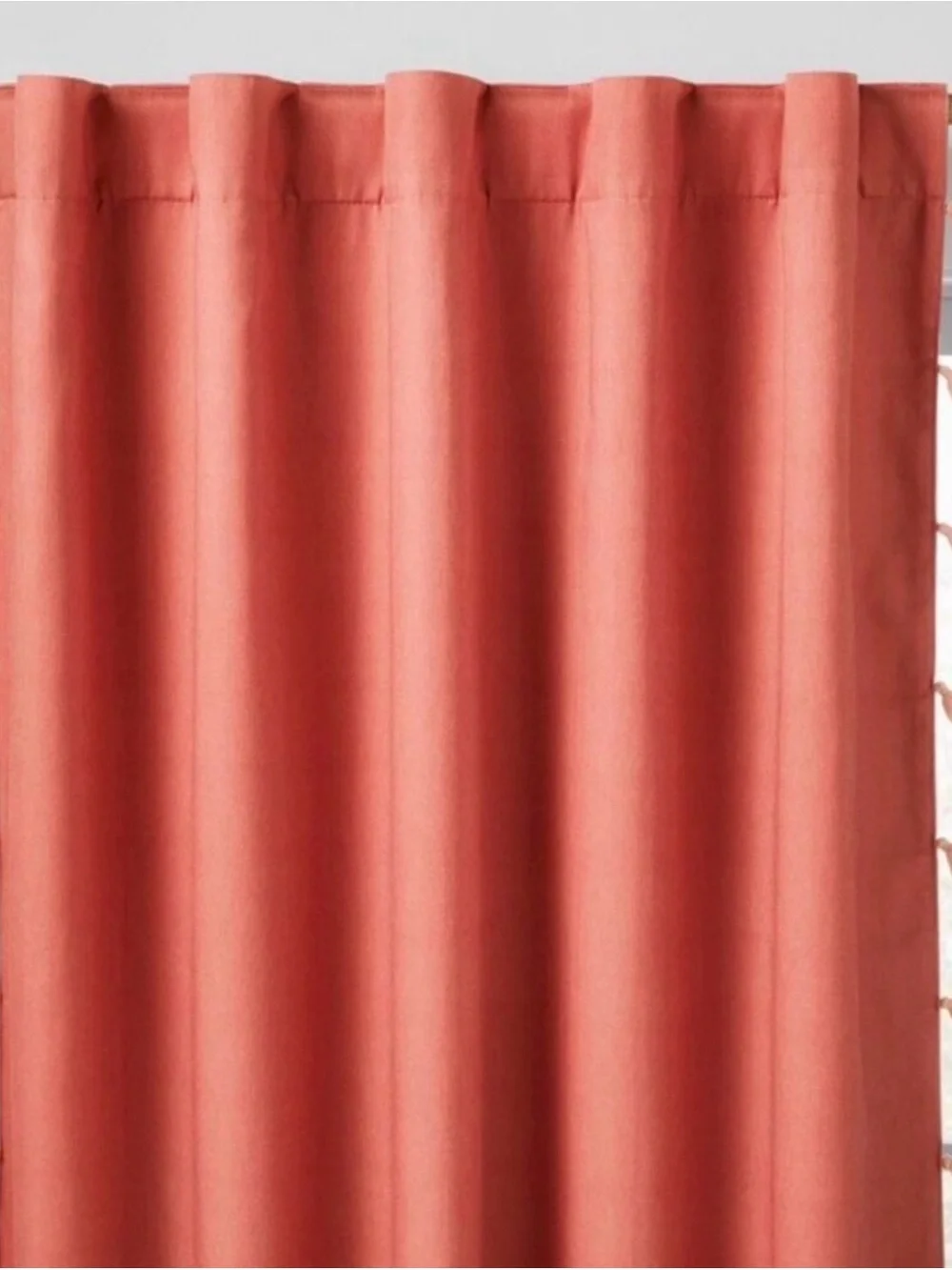 2- 84”Coral Pillowfort Blackout Curtain Panels -a pair.